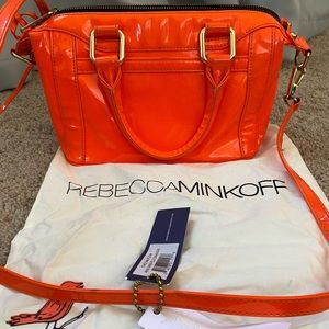 Rebecca  Minkoff Mini Fluorescent Orange Crossbody
